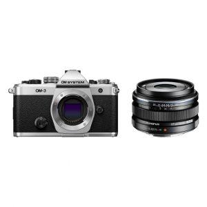 OM System OM-3 Gehäuse + Olympus M.Zuiko 17mm/1,8 MSC schwarz