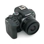 Canon EOS R10 Gehäuse (unter 34000 Auslösungen), Fremdhersteller Akku + Canon RF-S 18-45mm/4,5-6,3 IS, STM, Fremdhersteller-Sonnenblende