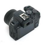 Canon EOS R10 Gehäuse (unter 34000 Auslösungen), Fremdhersteller Akku + Canon RF-S 18-45mm/4,5-6,3 IS, STM, Fremdhersteller-Sonnenblende