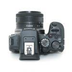Canon EOS R10 Gehäuse (unter 34000 Auslösungen), Fremdhersteller Akku + Canon RF-S 18-45mm/4,5-6,3 IS, STM, Fremdhersteller-Sonnenblende