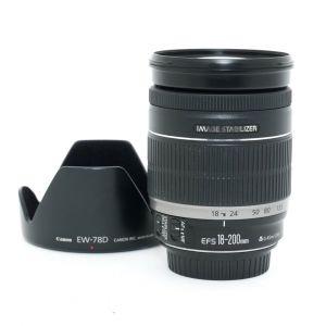 Canon EF-S 18-200mm/3,5-5,6 IS, (leichter Staub im Linsensystem, kein Einfluss auf Bildqualität), Sonnenblende