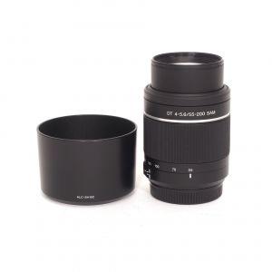 Sony AF 55-200mm/4-5,6 DT, SAM, Sonnenblende (leichter Staub im Linsensystem, kein Einfluss auf Bildqualität)