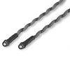 Artisan & Artist Spiral Cord Riemen weiß/schwarz ACAM 707 BKWT – Bild 2