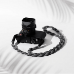 Artisan & Artist Spiral Cord Riemen weiß/schwarz ACAM 707 BKWT