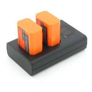 Dual Charger für Sony NP-FW50 Akku inkl. 2 Akkus, inkl. 20% MwSt.
