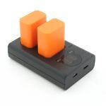 Dual Charger für Sony NP-FW50 Akku inkl. 2 Akkus, inkl. 20% MwSt.