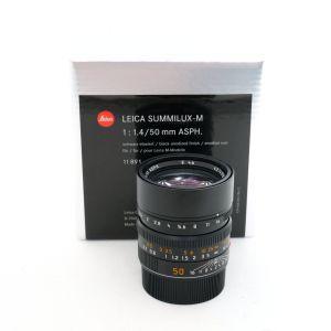 Leica M Summilux 50mm/1,4 ASPH, schwarz, ArtNr. 11891, Sn. 04214598, 6 Bit Codiert, OVP