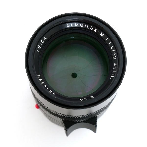 Leica M Summilux 50mm/1,4 ASPH, schwarz, ArtNr. 11891, Sn. 04214598, 6 Bit Codiert, OVP – Bild 3