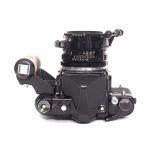 Pentax Asahi 6×7 Mittelformatkamera + 90mm/2,8 LS Takumar, Holzgriff, Riemen, Fokusring