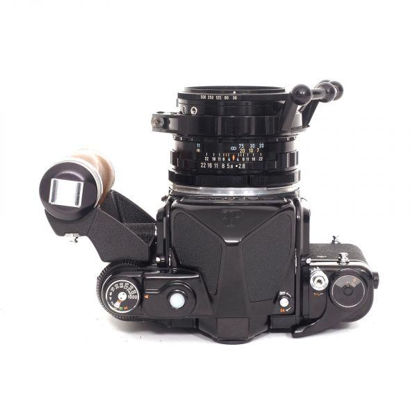 Pentax Asahi 6x7 Mittelformatkamera + 90mm/2,8 LS Takumar, Holzgriff, Riemen, Fokusring – Bild 4