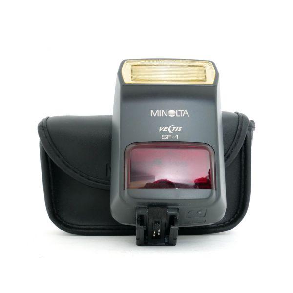 Minolta Vectis SF-1 Blitzgerät, Tasche, inkl. 20% MwSt.