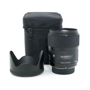 Sigma AF 35mm/1,4 DG, Sonnenblende, Tasche, für Nikon FX