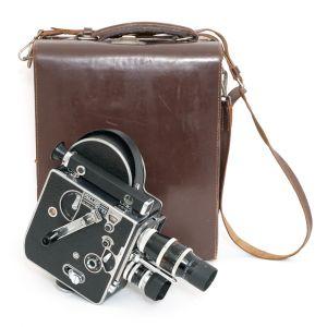 Bolex Paillard H8, Filmkamera Set mit Tasche