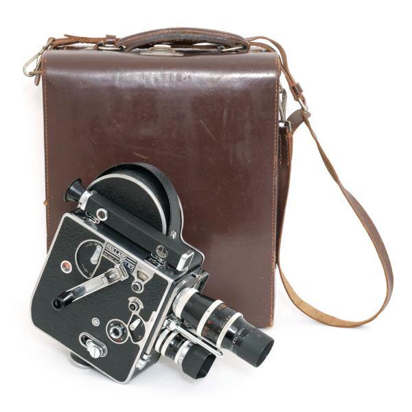 Bolex Paillard H8, Filmkamera Set mit Tasche