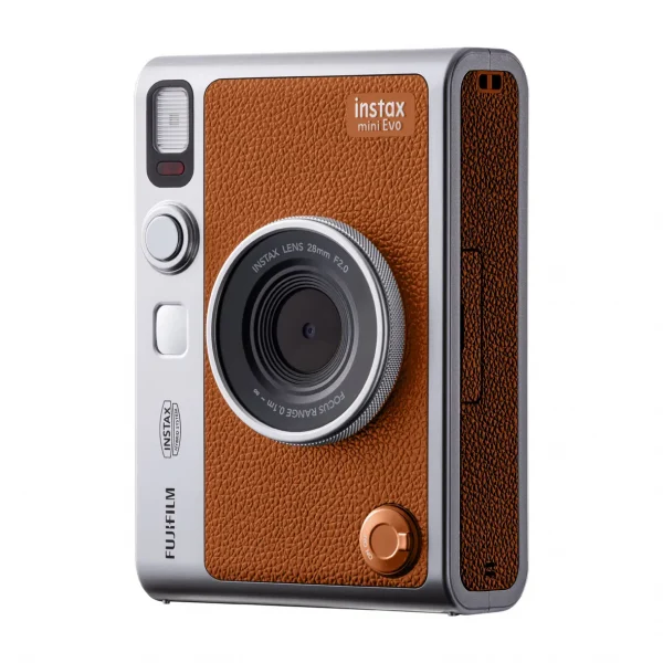 Fujifilm Instax Mini EVO EX D brown, hybride Sofortbildkamera – Bild 2