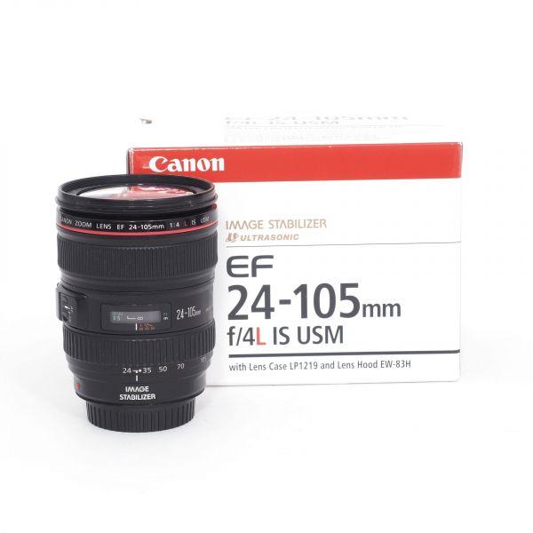 Canon EF 24-105mm/4 L IS USM, OVP (feiner Kratzer auf Linse, Staub im Linsensystem)
