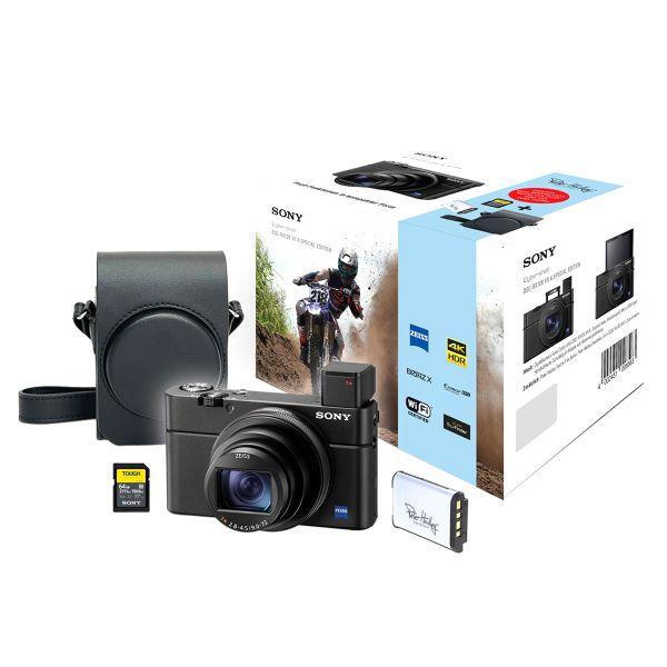 Sony Cybershot DSC-RX100 VII A Special Edition Set aus Kompaktkamera/ Tasche/ 64GB SD-Karte/ Akku