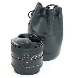 Contax Zeiss MF 16mm/2,8 T* Distagon für Contax/Yashica (Kratzer auf Frontlinse, leichte Flare-Bildung) Beutel