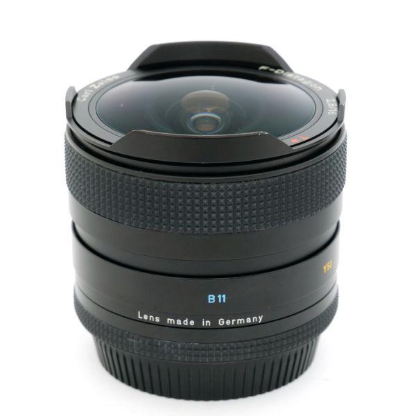 Contax Zeiss MF 16mm/2,8 T* Distagon für Contax/Yashica (Kratzer auf Frontlinse, leichte Flare-Bildung) Beutel – Bild 2