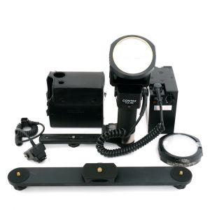 Contax TLA 480 Blitz-Set, Power Pack, Blitzschiene, Diffuser
