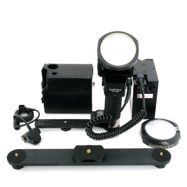 Contax TLA 480 Blitz-Set, Power Pack, Blitzschiene, Diffuser