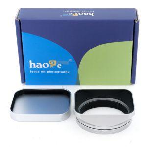 Haoge Sonnenblende inkl. Deckel, silber, für X100V, X100VI, OVP