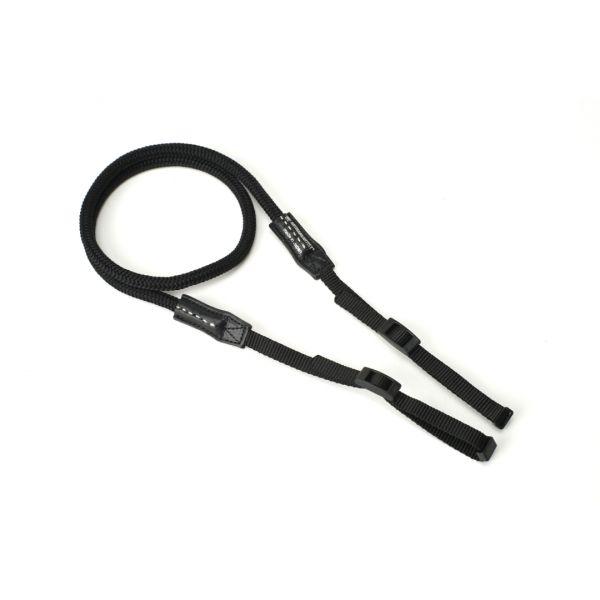 Artisan & Artist ACAM-307N BLK, Kameragurt aus handgewebter Seide, schwarz