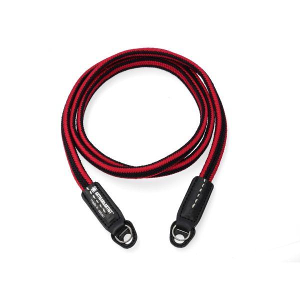 Artisan & Artist ACAM-320A BKRE, Kameragurt aus handgewebter Seide, schwarz/rot