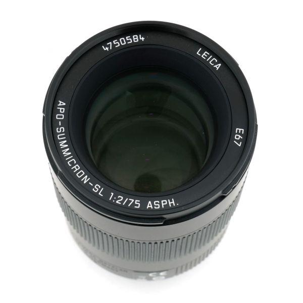 Leica SL APO-Summicron 75mm/2 Asph, Sn.4750584, ArtNr.11178, OVP, Ausstellungsstück, 2 Jahre Garantie, inkl. 20% MwSt. – Bild 3