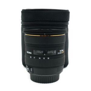 Sigma AF 10-20mm/4-5,6 DC, HSM, Sonnenblende, Köcher, für Canon EF-S