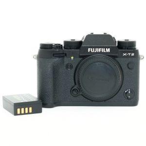 Fujifilm X-T2 Gehäuse schwarz (32157 Auslösugen), 2. Akku + EF-X8 Blitz