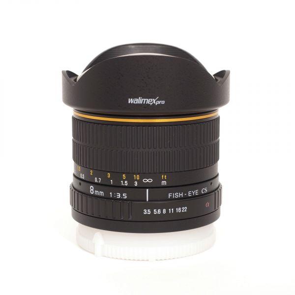 Walimex Pro 8mm/3,5 CS, Fish-Eye, für Sony A-Mount