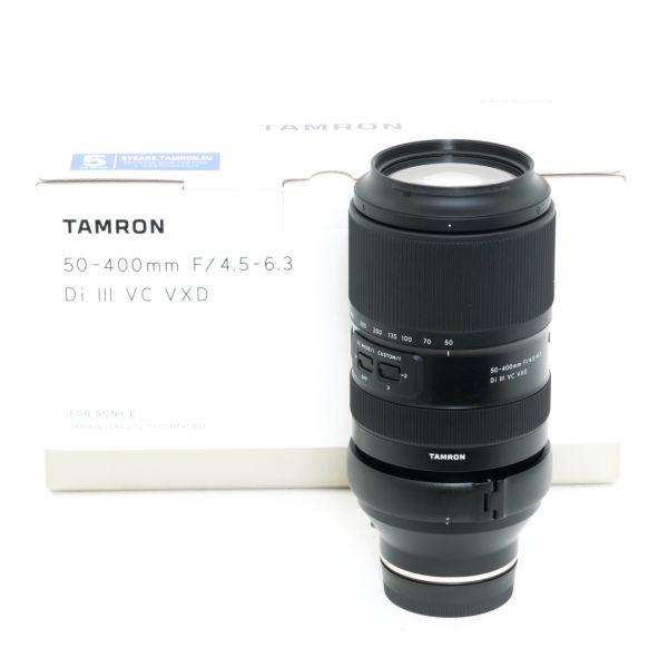 Tamron AF 50-400mm/4,5-6,3 Di, III, VC, VXD, OVP, 1 Jahr Garantie, für Sony FE, inkl. 20% MwSt.
