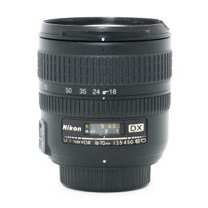 Nikon AF-S 18-70mm/3,5-4,5 DX, G, ED, (Staub in der Linse, Filtergewinde gebrochen)