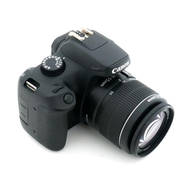 Canon EOS 4000D Gehäuse (27235 Auslösungen), mit Canon EF-S 18-55mm/3,5-5,6 III – Bild 2