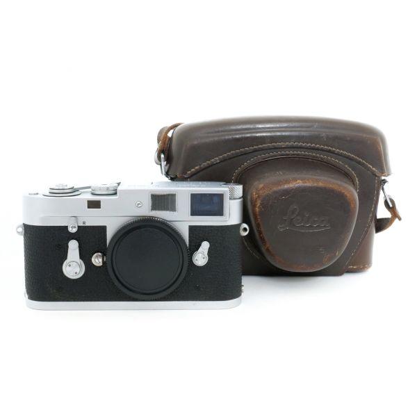 Leica M2 Gehäuse, silber, Sn.989646, Tasche, Serviciert