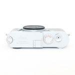 Leica M10-P Gehäuse silber Sn.5491728 ArtNr.20022 A La Carté, Silberne Belederung, Rote Gravur der Verschlusszeiten und ISO Einstellrad, OVP