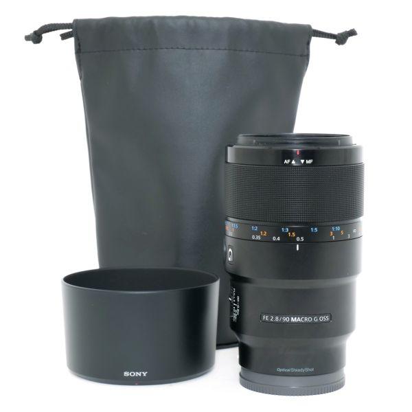 Sony FE 90mm/2,8 G, OSS, Sonnenblende, Beutel