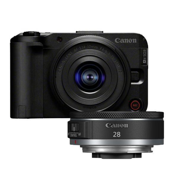 Canon EOS R50 V Gehäuse + RF-S 14-30mm/4-6,3 IS STM PZ + RF 28mm/2,8 STM