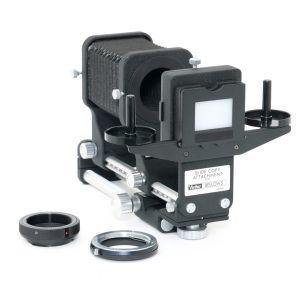 Vivitar Bellows System mit Dia-Kopiervorrichtung + Focus-Schiene, + Minolta MD Gehäuse & Objektiv Adapter, inkl. 20% MwSt.