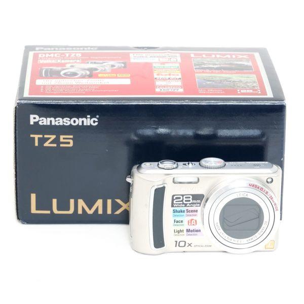 Panasonic Lumix TZ5 Digitalkamera, silber, OVP