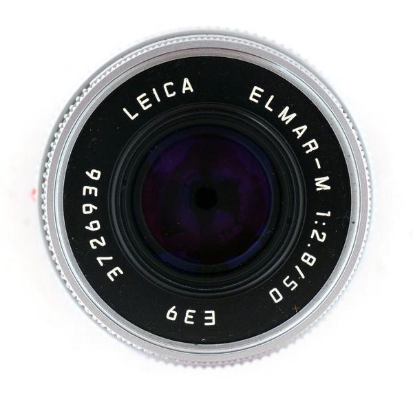 Leica M Elmar 50mm/2,8 silber, Sn. 3726936, OVP – Bild 3
