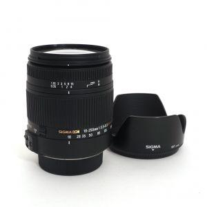 Sigma AF 18-250mm/3,5-6,3 DC, HSM, Macro, Sonneblende, für Nikon DX