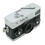 Rollei 35, Kompaktkamera mit Zeiss Tessar 40mm/3,5 Blitz, Tasche, serviciert