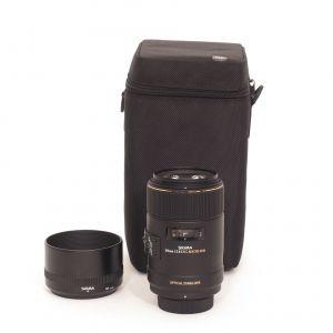 Sigma AF 105mm/2,8 DG, HSM, OS, Macro, Sonnenblende, Köcher, für Nikon AF