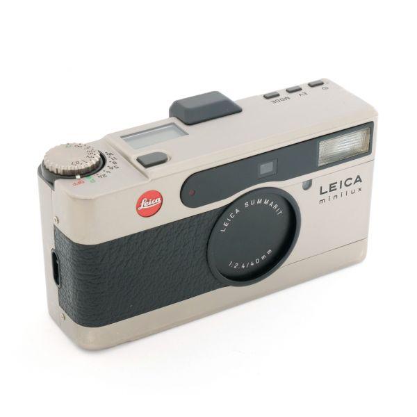 Leica Minilux mit Summarit 40mm/2,4 Sn.2067188, Tasche, Anleitung – Bild 2