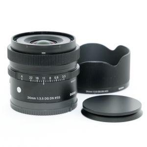 Sigma AF 24mm/3,5 DG DN, Sonnenblende, Magnetdeckel, für Sony FE, 6 Monate Garantie