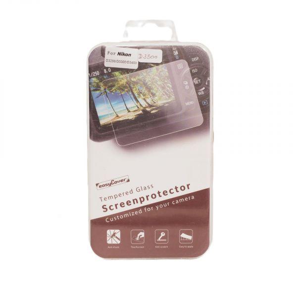 Easycover Screenprotector Displayschutzglas, für Nikon D3200/D3300/D3400/D3500