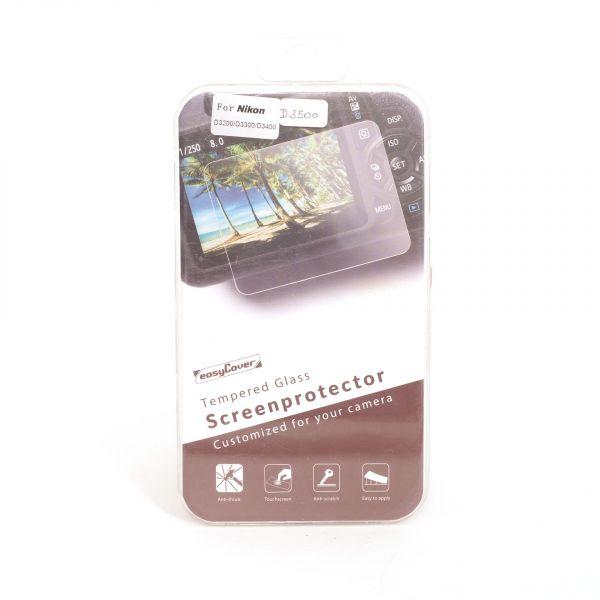 Easycover Screenprotector Displayschutzglas, für Nikon D3200/D3300/D3400/D3500