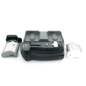 Fremdhersteller Batteriegriff MB-D18, inkl. 2x ENEL18-JWP Akku Fremdhersteller, inkl. MH-26 Ladegerät Fremdhersteller, für Nikon D850, inkl. 20% MwSt.